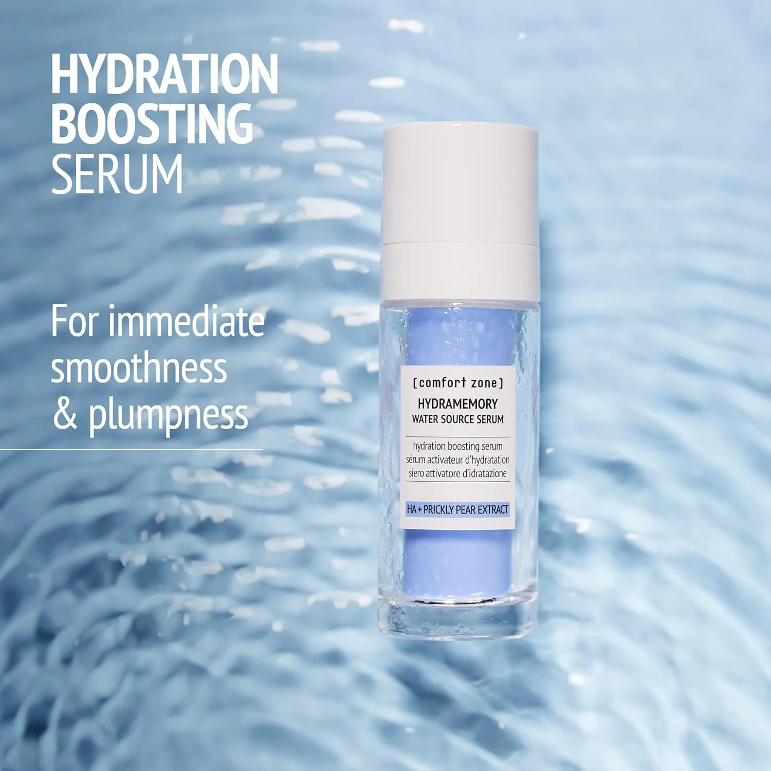 [ comfort zone ] Hydramemory Water Source Serum | Hydrating Boosting Serum | Immediate Moisturizing Effects For Dry And Dull Skin
