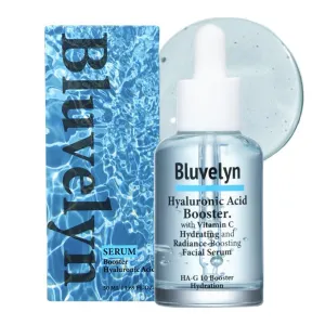 10-Layer Hyaluronic Acid Booster Serum – 100,000ppm High Concentration with Vitamin C – Deep Hydration & Brightening for All Skin Types, (50ml /1.69 fl.oz)