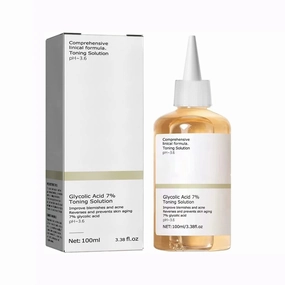 100ml Glycolic Acid Toning Solution – Acne Remover & Skin Firming Care