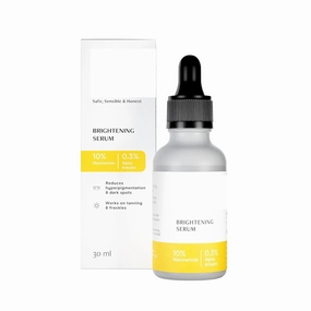 10% Niacinamide Face Serum For Skin Brightening | Reduces Pigmentation & Dark Spots | 0.3% Alpha Arbutin Reduces Tan & Acne Marks | For Women & Men | Beginner Friendly | 30Ml