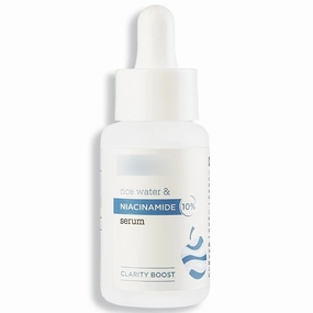 10% Niacinamide Serum with Rice Water | Provides Clear, Glowing & Brightening Skin | for Acne Prone, Combination, Oily & Sensitive Skin | Oil Control & Anti Acne Face Serum for Women & Men | 30ml