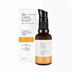 10% Non-Irritating Vita.min C Face Se.rum For Glowing Skin|10% Vita.min C   0.5% Ferulic Acid|Water Based Ser.um|Highly Stable Vitamin C Face Serum |30 Ml (Buy 2 Quantity Get 1 Quantity Free)