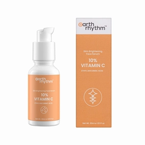 10% Vitamin C Face Serum| Brightens Skin, Provides Glow, Hydrates Skin | Ethyl Ascorbic Acid - 30 ml