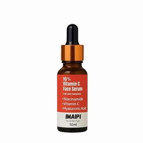 10% Vitamin C Face Serum with Niacinamide and Hyaluronic Acid, For All Skin Types, 10ml