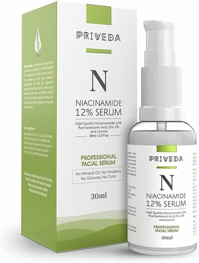 12% Niacinamide Face Serum for Acne Marks, Blemishes & Oil Balancing with 2% Zinc | Skin Clarifying Anti Acne Serum for Oily & Acne Prone Skin