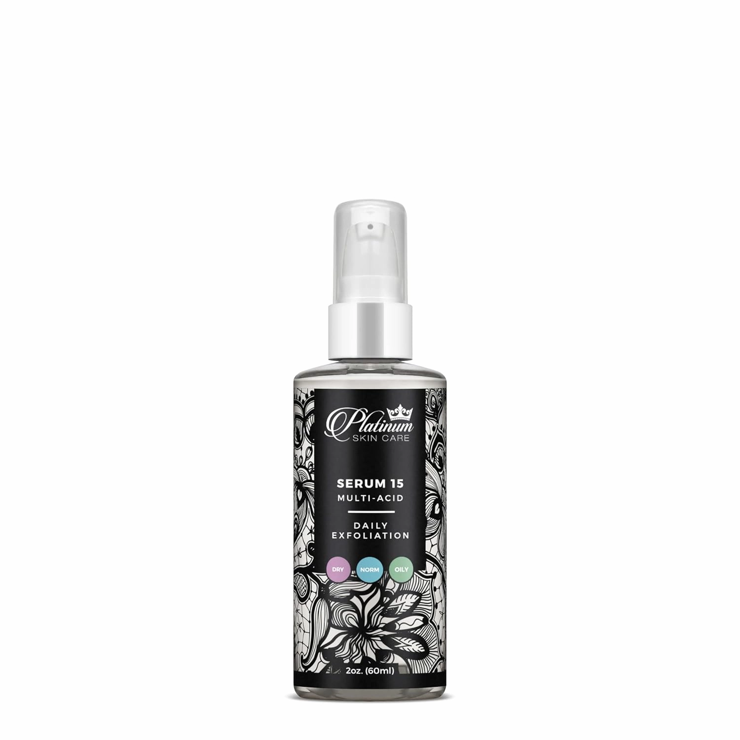 15% Glycolic, Mandelic, Phytic, Ascorbic & Hyaluronic Serum 2oz.