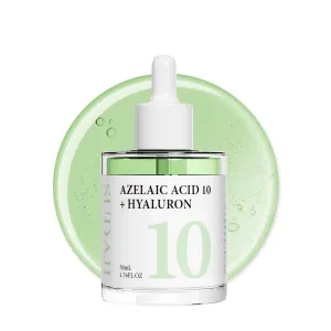 1.76 fl oz Azelaic Acid 10 Hyaluron Redness Balancing Serum, Facial Serum for Uneven Skin, Hyaluronic Acid, Niacinamide