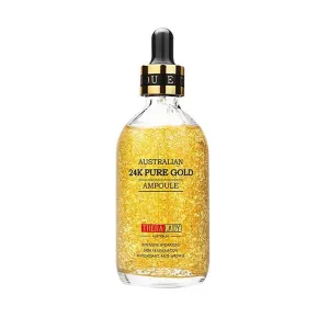 1PC Australian 24K Pure Gold AMPOULE, Hydreating Lifting Moisturizing, Firming Soothing Ampoule Facial Essence, 100ml / 3.4fl. oz