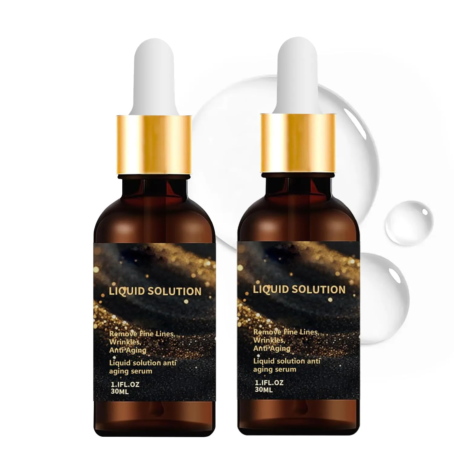 2 PCS Olavita Liquid Solution Anti Aging Serum, Intensely Firms Skin Antiaging Face Serum, Olavita Smoothes Wrinkles and Fine Lines