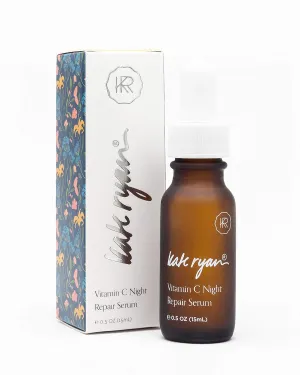 20% Vitamin C Night Repair Serum (0.5 ounce) - Vitamin C Serum for Dry Skin with Alpha Lipoic Acid, Hyaluronic Acid, DMAE, and Green Tea EGCG