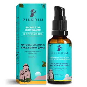 20% Vitamin C Serum for Face with Hyaluronic Acid & Kakadu Plum | Anti Aging Face Serum for Dull Skin | Hydrates & Plump Skin | Reduces Fine Lines & Wrinkles | 1.01 Fl Oz (30ml)