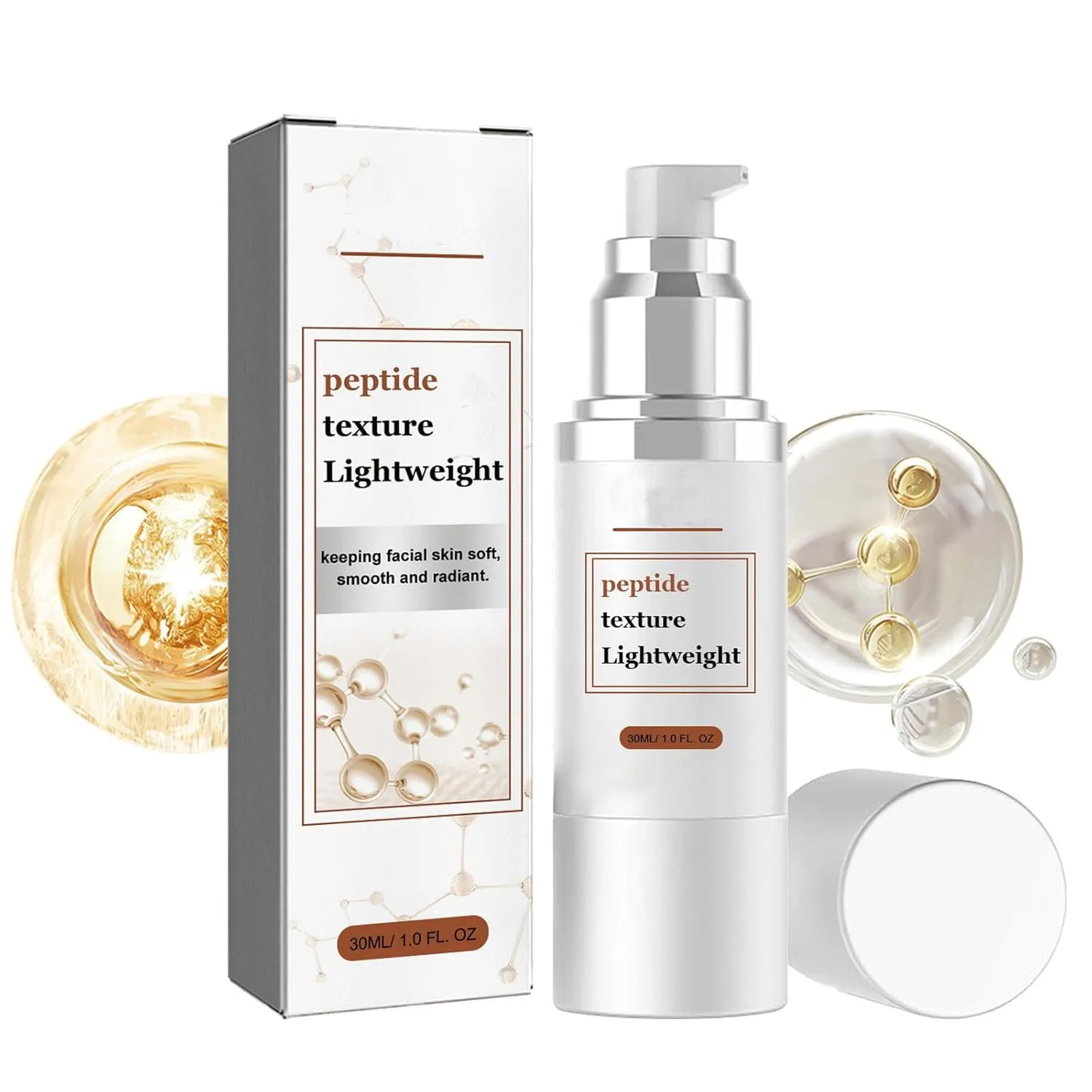 2024 New Peptide Texture Lightweight Anti-Aging Skin Rejuvenation Serum,Peptide Texture Lightweight Serum, for Tightening Sagging Skin Reduce Fine Lines