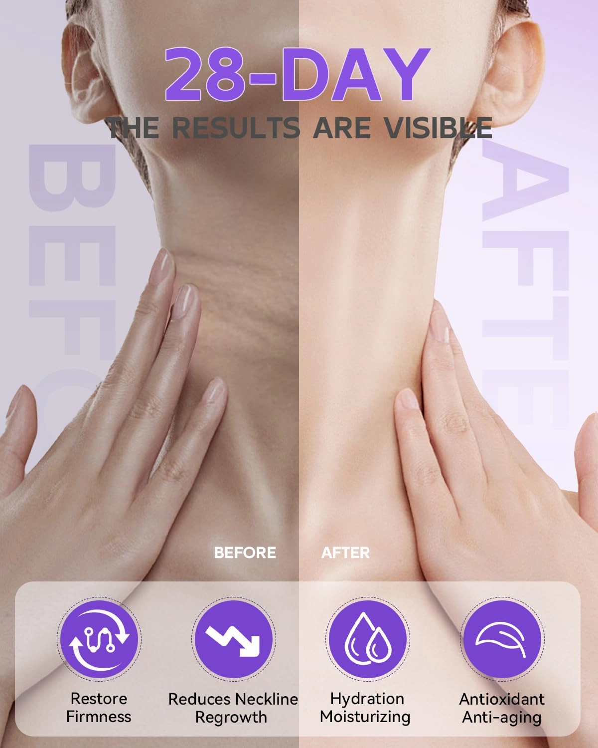 2025 Updated Neck Firming Cream: [30  SGS Certified] [Used by Over 1M Fans] Tightening & Firming Neck Cream, Lifting Moisturizer for Face, Neck & Décolleté for Women& Men