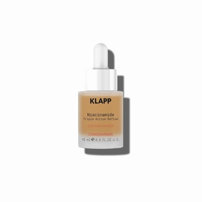 20% Niacinamide Triple Action Refine Concentrate by KLAPP Vitamin B3 Concentrated Serum, Anti-Aging Treatment for Discoloration and Minimizing Large Pores, clean beauty, 100% vegan.