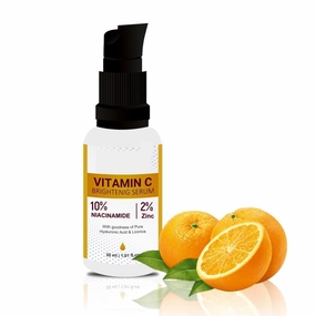 20% Vitamin C Face Serum for Glowing Skin | Highly Stable | Non Irritating | Non Sticky | Brightening Vit C Formula For Men and Women | 30ML