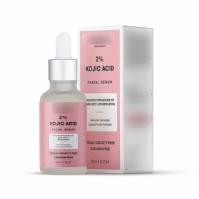 2% Kojic Acid Face Serum with Alpha Arbutin & Niacinamide for Natural and Gentle Treatment for Skin Discoloration Dark Spots & Pigmentation for Men & Wom