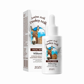 2 Pack For ZOZU Donkey Milk Facial Serum.Clear Hydrating Moisturizing Serums,Face Serums,Facial Care,Soothing Skin,Brightens Skin Tone 40ml