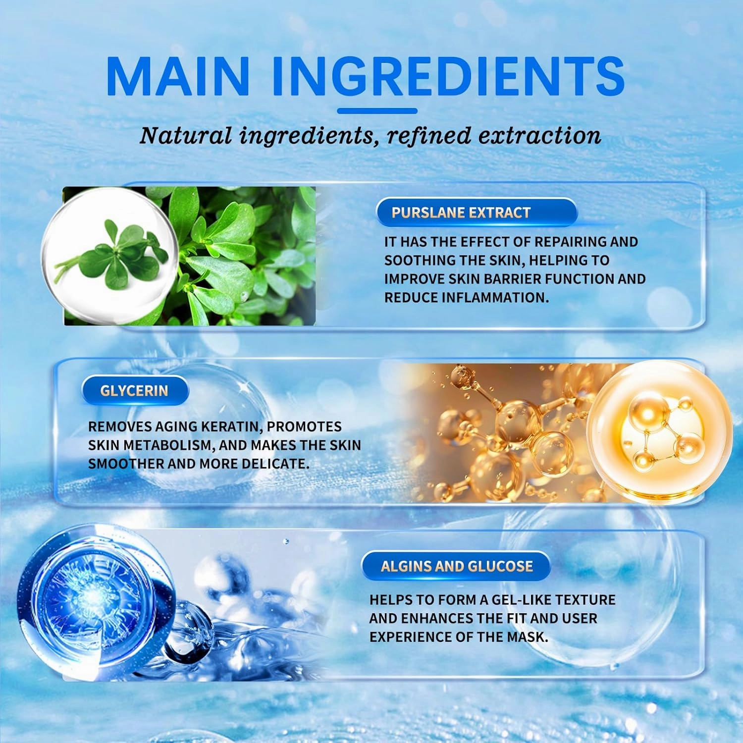 2 Pack Hyaluronic Acid Powder,Low Molecular Weight Organic Hyaluronic Acid Serum Powder for Face.