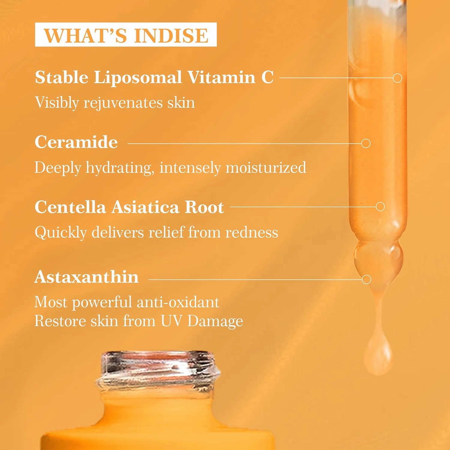 2 PCS Vitamin C Liposomal Face Serum, Instantly Calming, Soothing,Radiance Boosting Anti-Aging, Even Skin Tone with Centella Asiatica, Ceramide, Astaxanthin, Hyaluronic Acid