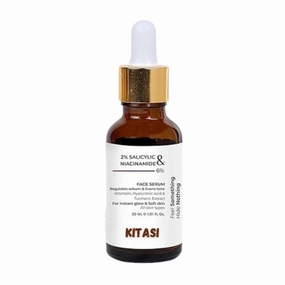 2% Salicylic Acid & 6% Niacinamide Face Serum 30 ml, Anti-ageing & Fine Lines, 100% Natural Face Serum