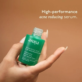 2% Salicylic Acid and 5% Niacinamide Serum for Acne Control, Pore Balance, Sebum Regulation with Tea Tree Oil, 1.01 fl oz
