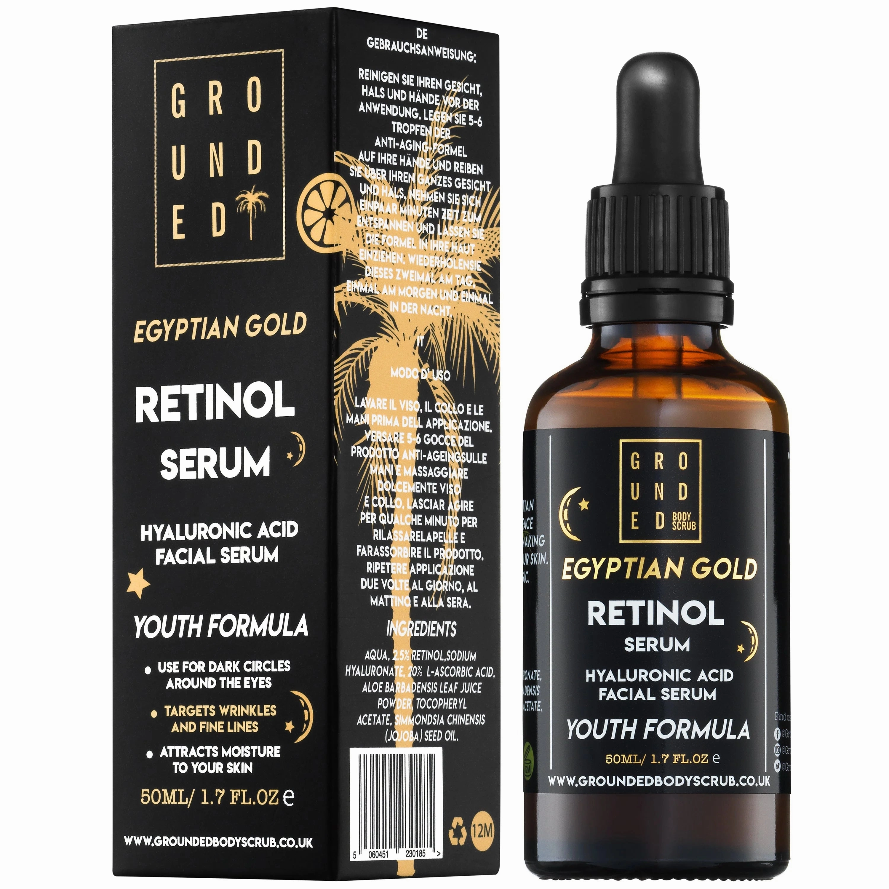 30ml *mini size* Egyptian Gold Retinol Serum