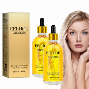 3.4 FL OZ Ginseng & Niacinamide Facial Essence - Anti - Wrinkle and Moisturizing Serum (200ml)