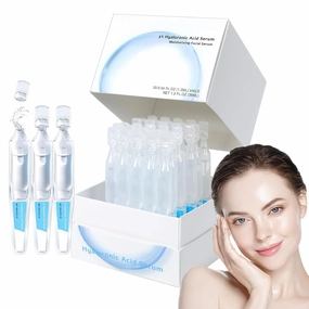 3% Hyaluronic Acid Serum Ultra-Hydrating Vials, Hyaluronic Acid Tube Long-Lasting Hydration Simple Use, UltrHyaluronic Acid Tubes, Ultra Hydrating Serum For Face (1box*30pcs)