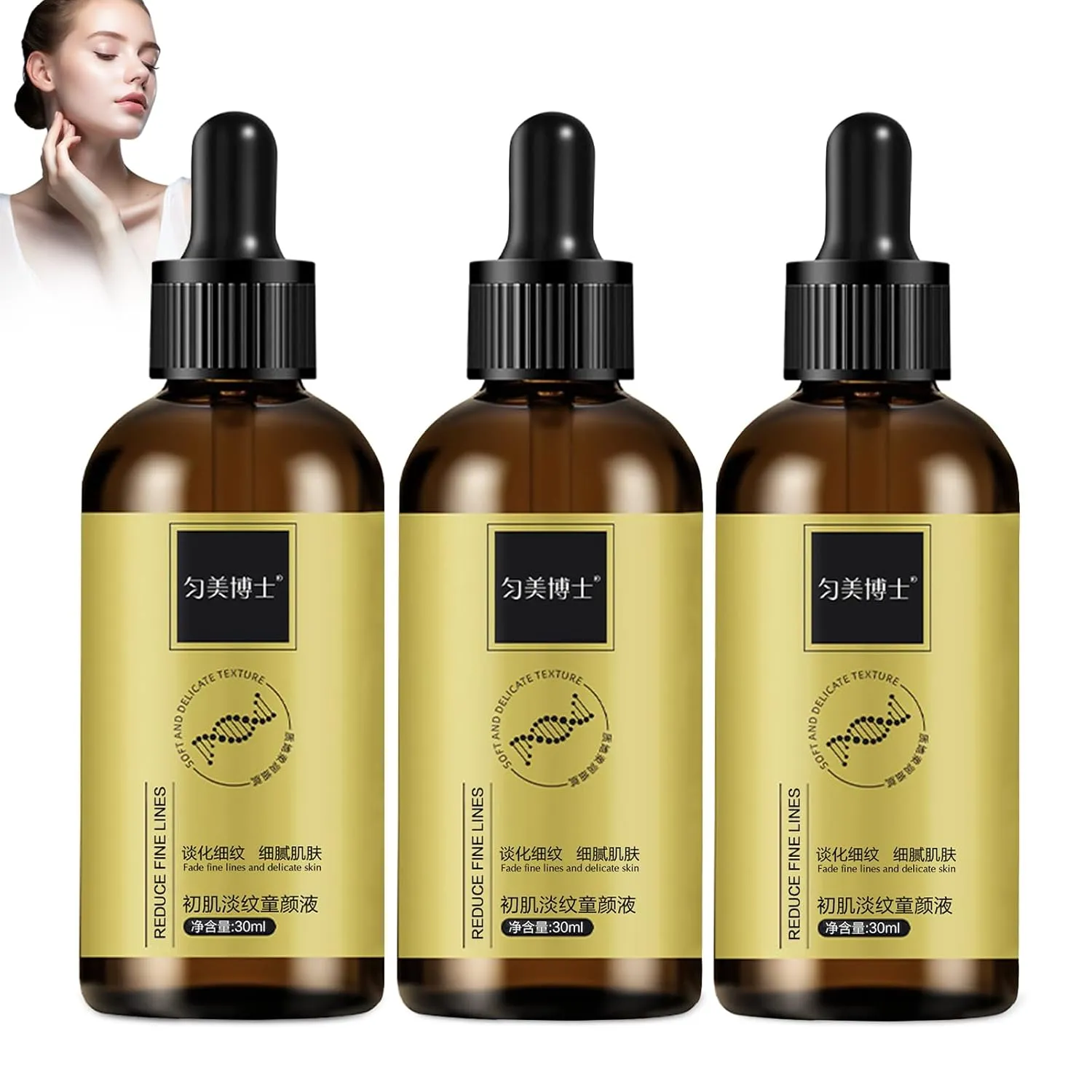 3pcs Anti-Wrinkle Firming Serum, Wrinkles Lifting and Firming Essence, Anti Aging Face Serum, Firm and Plump facial Serum, Hydrate & Moisturize, Reduce Fine Lines And Wrinkles