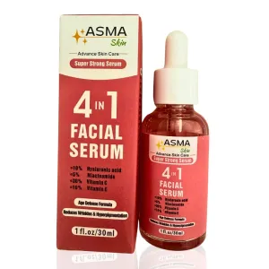 4 In 1 Facial Serum For Brightening Pigment Control And Anti Aging With Hyaluronic Acid Niacinamide Vitamin C And E Face Serum For All Skin Types 1 Oz