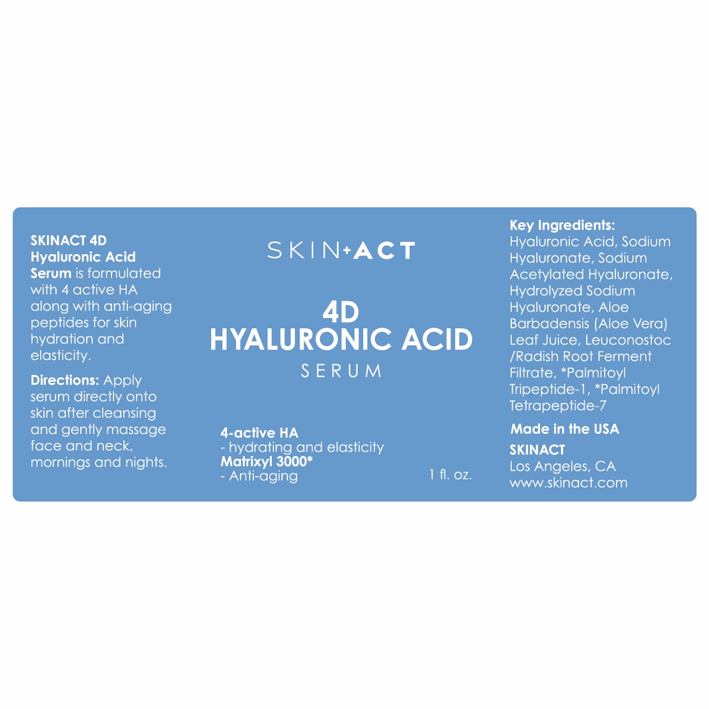 4D Hyaluronic Acid Serum