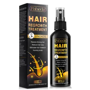 5% Minoxidil for Men and Women Hair Growth Serum - Castor Oil & Biotin Hair Growth Spray Hair Regrowth Treatment for Scalp Hair Loss Hair Thinning For Thicker Longer Fuller Healthier Hair 100Ml