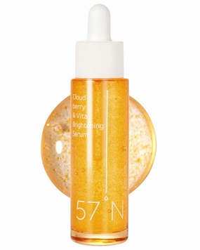 57N Cloud Berry & Vita Serum | Vegan Tone Correcting Face Serum with Vitamin C | Even Skin Tone, Improves Dull Complexion | All Skin Types 1.01 fl. oz