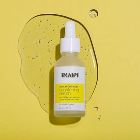 5% Glycolic Acid Brightening Serum, 30ml, with Niacinamide and Hyaluronic Acid, for All Skin Types