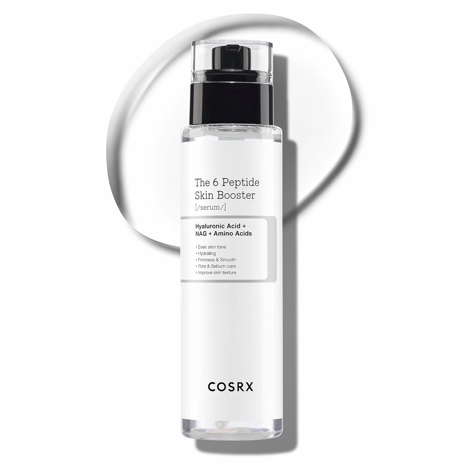 6X Peptide Collagen Booster Toner Serum, Niacinamide & Hyaluronic Acid Skin Renewal Boosting Facial Essence for All Skin Types, Korean Skin Care, Paraben Free, 150Ml/5.07 Fl.Oz