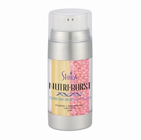 (40 ml) Nutriburst Clear Skin Relief Power Serums For Skin Care And Pore Minimizer For Face With Lactic Acid, Scar Remover, Correcting Glow Serum With Glycerin For Skin
