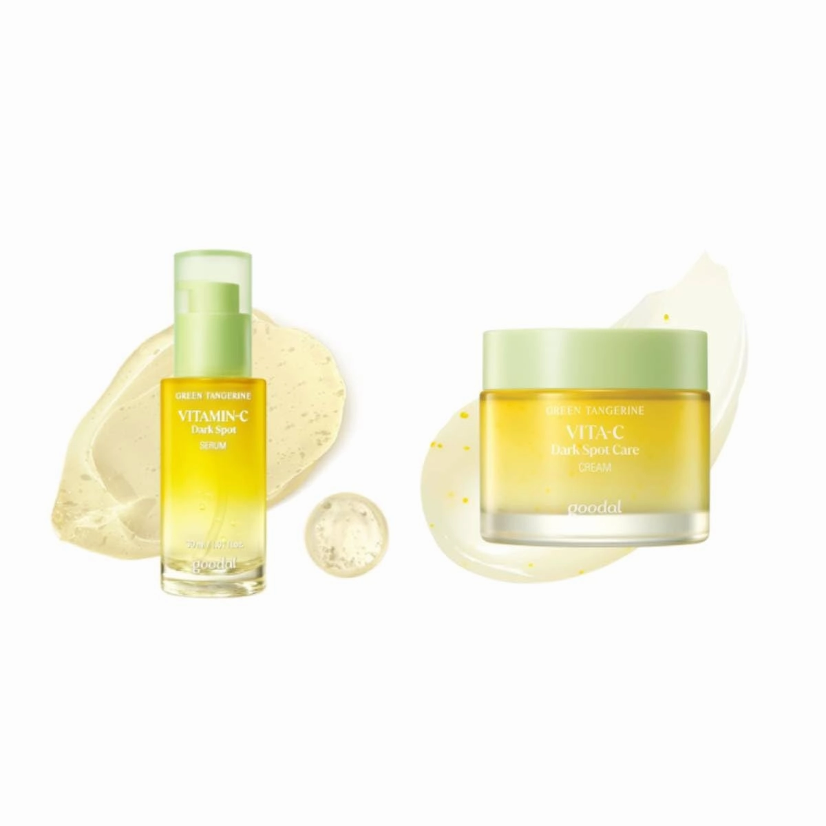 [Bundle] GOODAL Green Tangerine Vita C Skin Care Duo : Serum, Cream