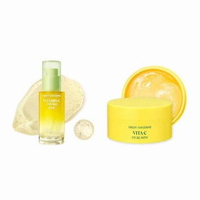 [Bundle] GOODAL Green Tangerine Vita C Skin Care Duo : Serum, Eye Patch