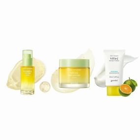 [Bundle] GOODAL Green Tangerine Vitamin C Serum & Cream & Sunscreen
