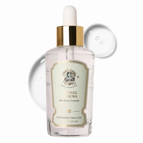 [CHALLANS de PARIS] Ampoule de Aurora Face Serum – Soothing & Balancing with Aloe Vera, Niacinamide & Ceramide, Supports Skin Barrier, Lightweight & Non-Sticky, All Skin Types, 1.23 fl oz