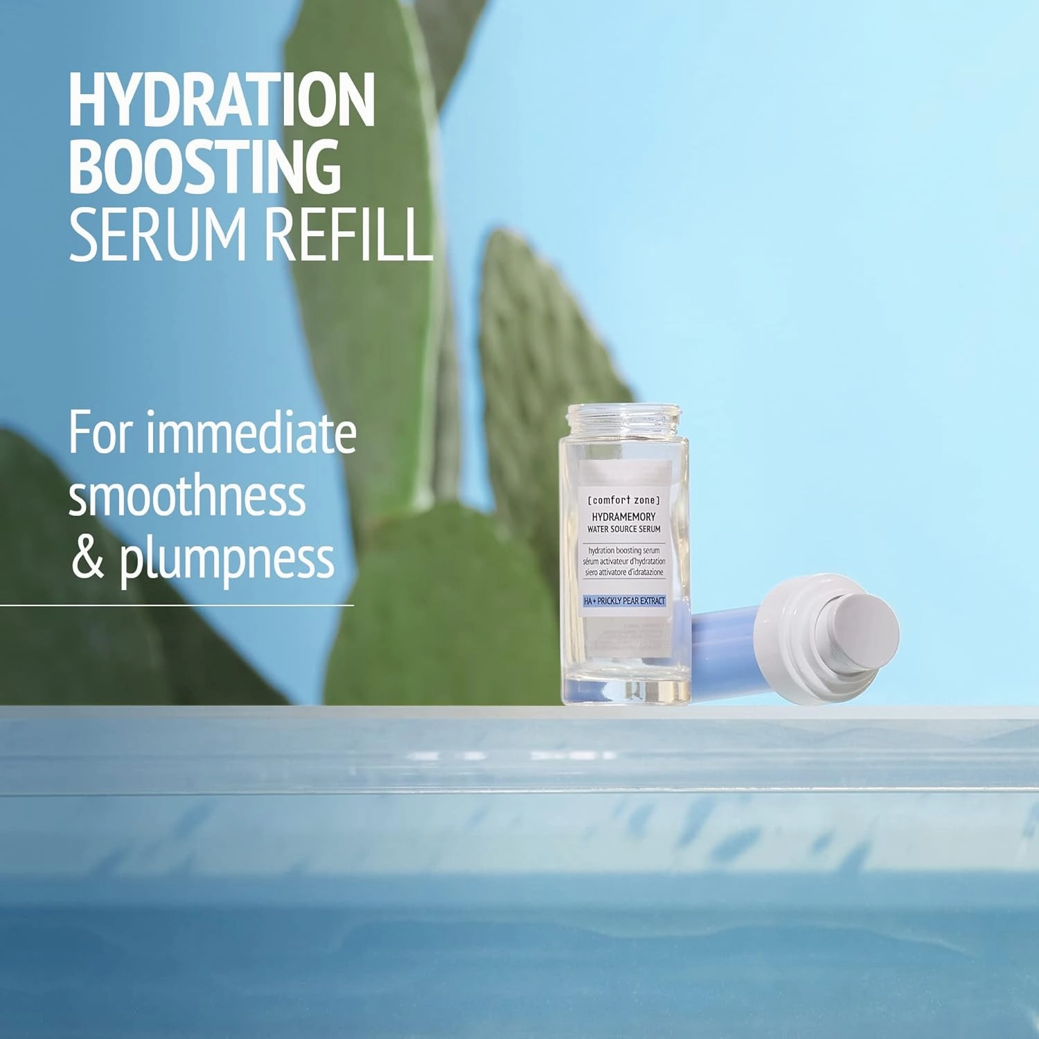 [ comfort zone ] Hydramemory Water Source Serum | Hydrating Boosting Serum | Immediate Moisturizing Effects For Dry And Dull Skin