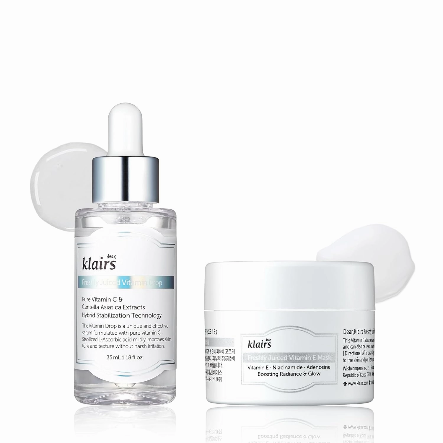 [DearKlairs] Freshly Juiced Vitamin C Drop   E Mask MINI Set, A Potent Skin Rejuvenator, Niacinamide, Antioxidant Serum