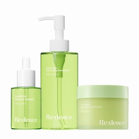 [Redence] Deep Pore Refining Trio Set : 3-in-1 Mask Cleanser   Cleansing Oil   Pore Minimizer Serum