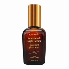 A''uravedic K..umkumadi T.ailam Retinol Night Serum 50ml Niacinamide Serum For Oily Skin Dry Skin Combination Skin Kumkumadi Oil For Face Anti Aging and Pigmentation.