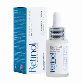 ABERA Retinol Anti-Wrinkles Serum, Moisturizer For Face, Anti-Aging Serum For All Skin Type, Reduce Fine Lines & Eye Wrinkles, Firming Rejuvenating Serum, Ganoderma Extract (0.67 Fl Oz.)