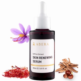 Abera Skin Renewing Serum, Melasma Treatment, Anti-Aging For Face, High Potency Saffron Extract, Hydrating Serum 1,01 Fl Oz
