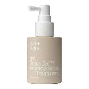 Act Acre 3% Stem Cell Peptide Treatment for Thinning & Receding Hair | Boosts Hair Density, Reduces Shedding | Supports Scalp Health | Caffeine & Growth Peptides | Lightweight, Sulfate-Free | 3 Fl Oz