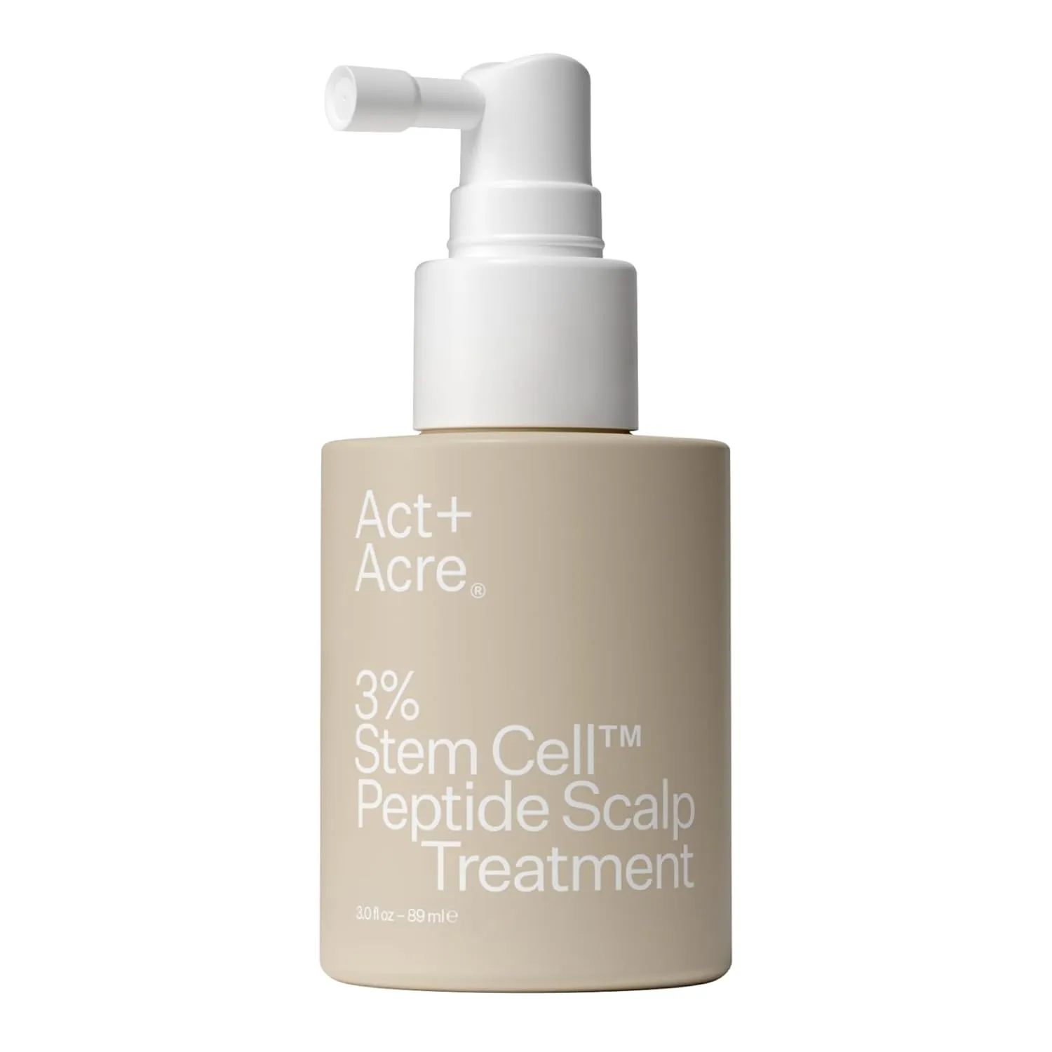 Act Acre 3% Stem Cell Peptide Treatment for Thinning & Receding Hair | Boosts Hair Density, Reduces Shedding | Supports Scalp Health | Caffeine & Growth Peptides | Lightweight, Sulfate-Free | 3 Fl Oz
