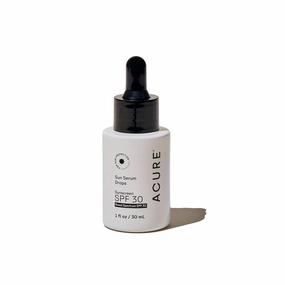 Acure Sun Serum Drops SPF 30 – Lightweight Daily Sunscreen Serum with Skin-Loving Ingredients, Broad-Spectrum Protection, 1 fl oz