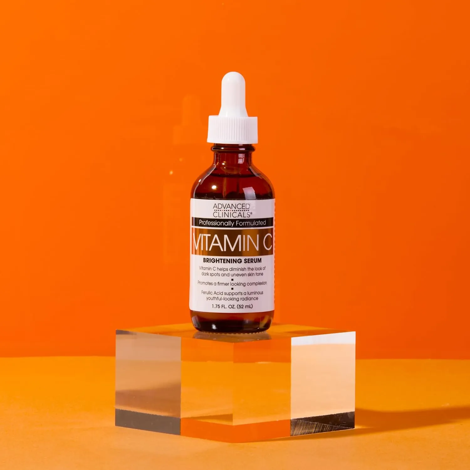 Advanced Clinicals Brightening Vitamin C Serum For Face With Glycolic Acid   Lactic Acid | Vitamin C Eye Serum Face Moisturizer For Improving Look Of Dark Spots & Uneven Complexion, 2-Pack